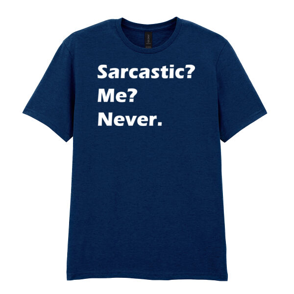 Sarcastic?  - Softstyle™ adult ringspun t-shirt Thumbnail