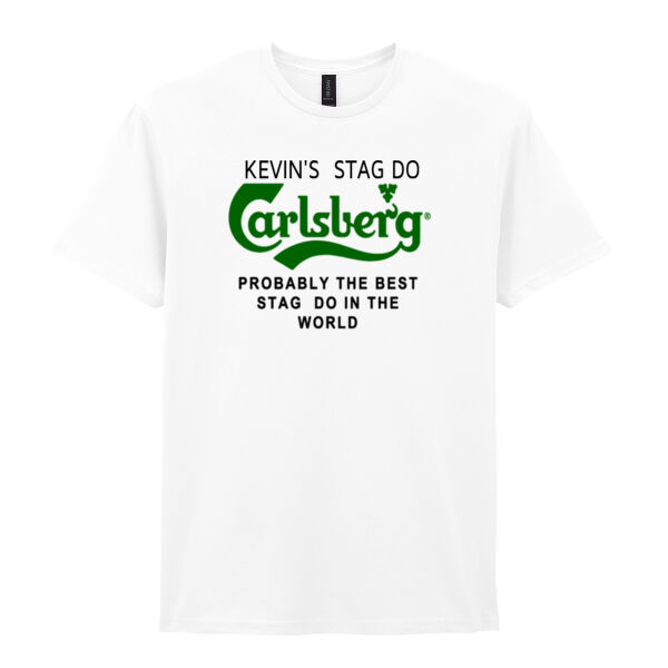 Carlsberg Customisable Stag - Softstyle™ adult ringspun t-shirt Thumbnail