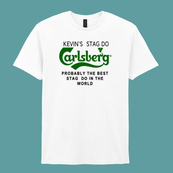 Carlsberg Customisable Stag - Softstyle™ adult ringspun t-shirt Thumbnail