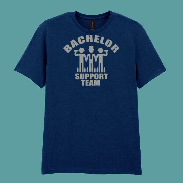 Bachelor Support Team Customisable - Softstyle™ adult ringspun t-shirt Thumbnail