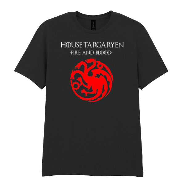 House Targaryen - Softstyle™ adult ringspun t-shirt Thumbnail