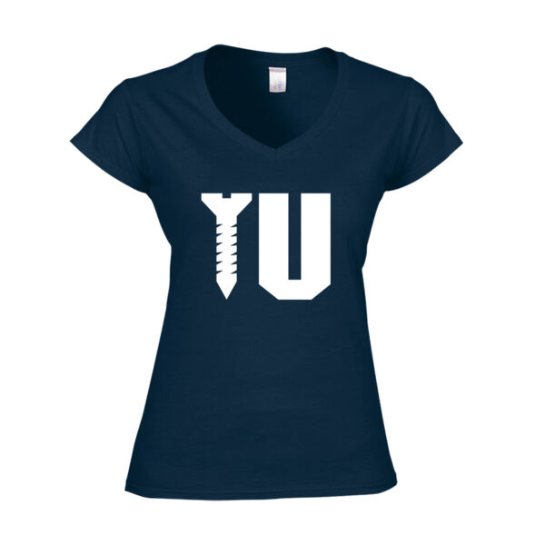 Screw U - Softstyle™ women's v-neck t-shirt Thumbnail