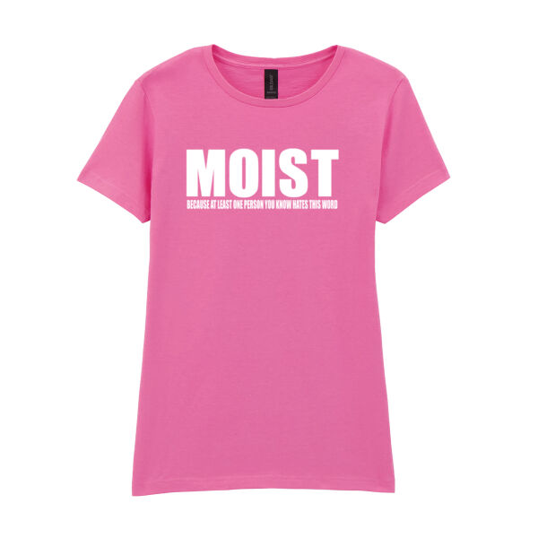 Moist  - Softstyle™ women's ringspun t-shirt Thumbnail