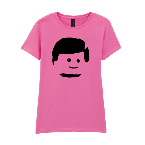 Lego Man Head - Softstyle™ women's ringspun t-shirt Thumbnail
