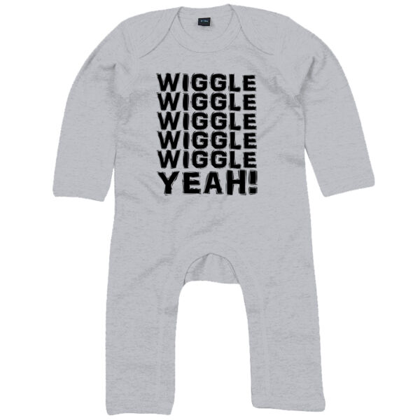 Wiggle Wiggle Wiggle Wiggle Wiggle Yeah! - Baby rompersuit Thumbnail
