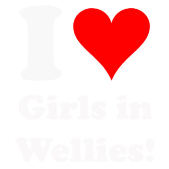 Girls in Wellies white Thumbnail