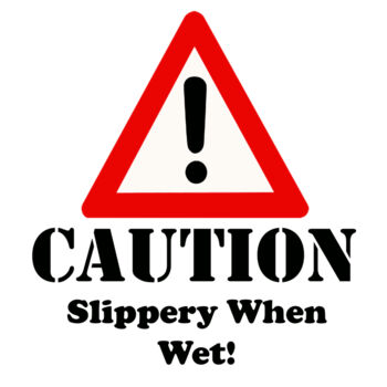 Caution Slippery when wet  Thumbnail