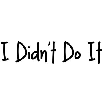 I didnt Do It Thumbnail