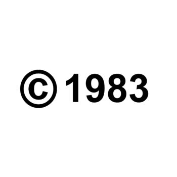 Copyright 1983 Thumbnail