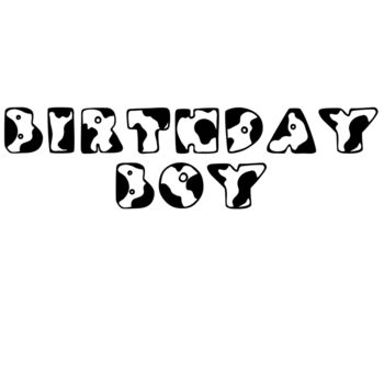 Birthday Boy Cow Print Thumbnail