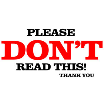 Please Dont Read This Thumbnail