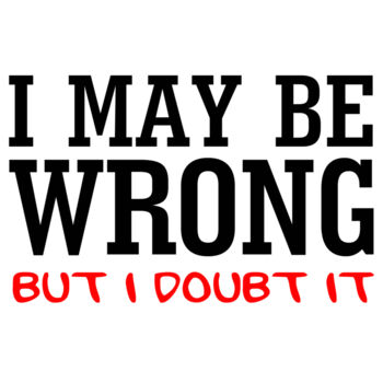 I May Be Wrong Thumbnail