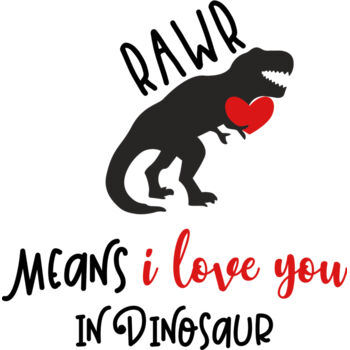 Rawr means I love you in dinosaur Thumbnail