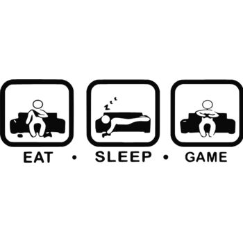 eat sleep game Thumbnail