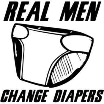Real men change diapers Thumbnail