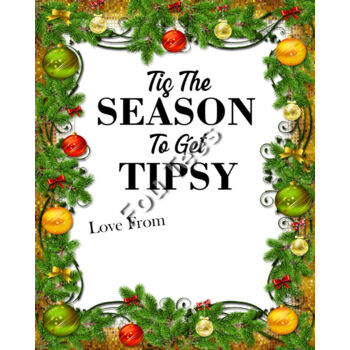 Tis the season Bottle Label Thumbnail