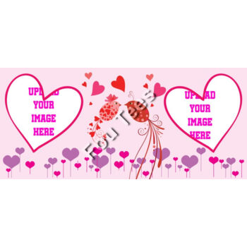 Customisable Love heart Mug  Thumbnail