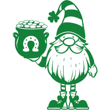 St Patricks Day Gnome With Pot of Gold Thumbnail