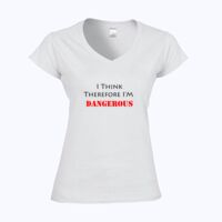 Softstyle™ women's v-neck t-shirt Thumbnail