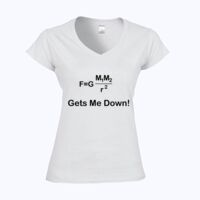 Softstyle™ women's v-neck t-shirt Thumbnail