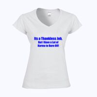 Softstyle™ women's v-neck t-shirt Thumbnail