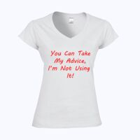 Softstyle™ women's v-neck t-shirt Thumbnail