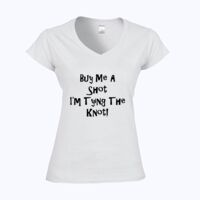 Softstyle™ women's v-neck t-shirt Thumbnail
