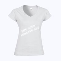 Softstyle™ women's v-neck t-shirt Thumbnail