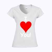 Softstyle™ women's v-neck t-shirt Thumbnail