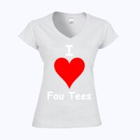 Softstyle™ women's v-neck t-shirt Thumbnail