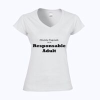 Softstyle™ women's v-neck t-shirt Thumbnail