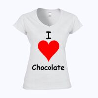 Softstyle™ women's v-neck t-shirt Thumbnail