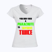 Softstyle™ women's v-neck t-shirt Thumbnail