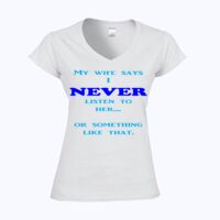 Softstyle™ women's v-neck t-shirt Thumbnail