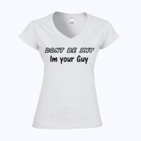 Softstyle™ women's v-neck t-shirt Thumbnail