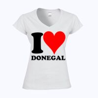 Softstyle™ women's v-neck t-shirt Thumbnail