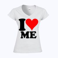 Softstyle™ women's v-neck t-shirt Thumbnail