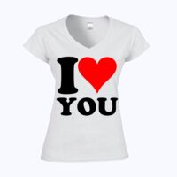 Softstyle™ women's v-neck t-shirt Thumbnail