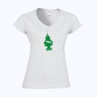 Softstyle™ women's v-neck t-shirt Thumbnail