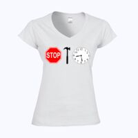 Softstyle™ women's v-neck t-shirt Thumbnail
