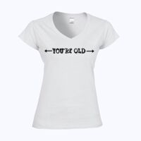 Softstyle™ women's v-neck t-shirt Thumbnail
