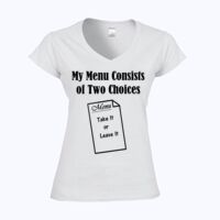 Softstyle™ women's v-neck t-shirt Thumbnail