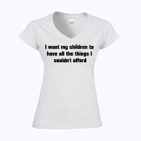 Softstyle™ women's v-neck t-shirt Thumbnail