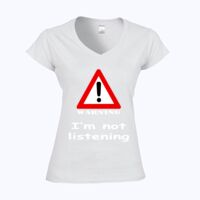 Softstyle™ women's v-neck t-shirt Thumbnail