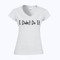 Softstyle™ women's v-neck t-shirt Thumbnail