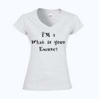 Softstyle™ women's v-neck t-shirt Thumbnail