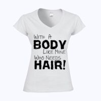 Softstyle™ women's v-neck t-shirt Thumbnail