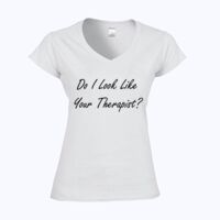 Softstyle™ women's v-neck t-shirt Thumbnail