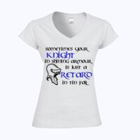 Softstyle™ women's v-neck t-shirt Thumbnail