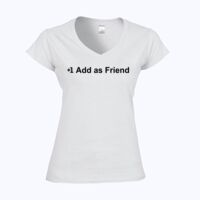 Softstyle™ women's v-neck t-shirt Thumbnail